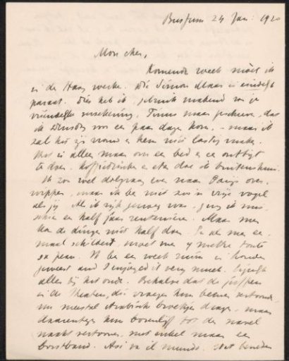 Letter to Isaac Israels