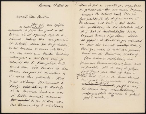 Letter to Abraham Bredius
