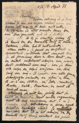 Letter to Willem Kloos