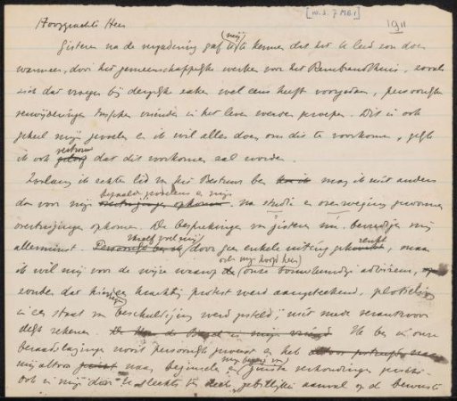 Letter to Hendrick Peter Godfried Quack