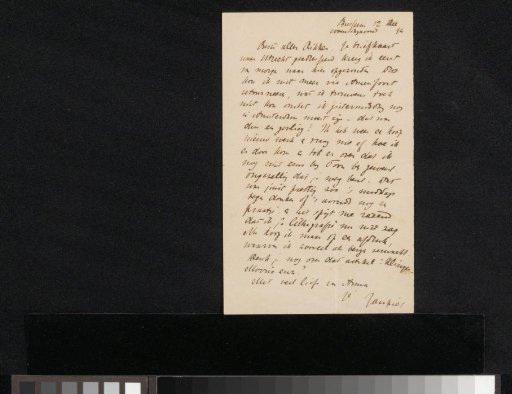 Letter to Richard Roland Holst
