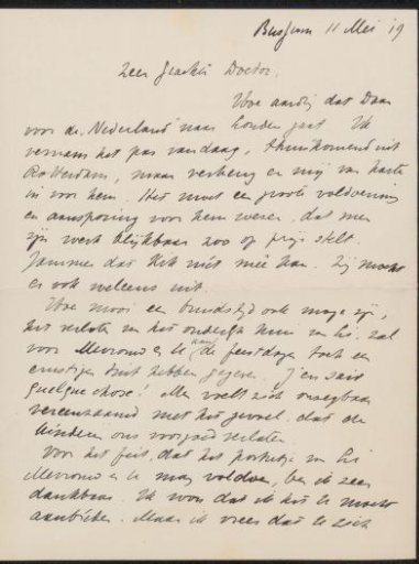 Letter to C.C. Delprat