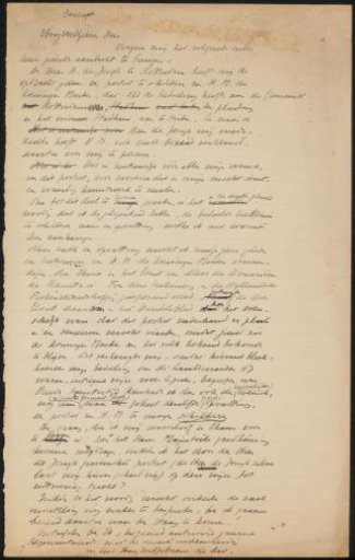 Draft letter to an unknown person