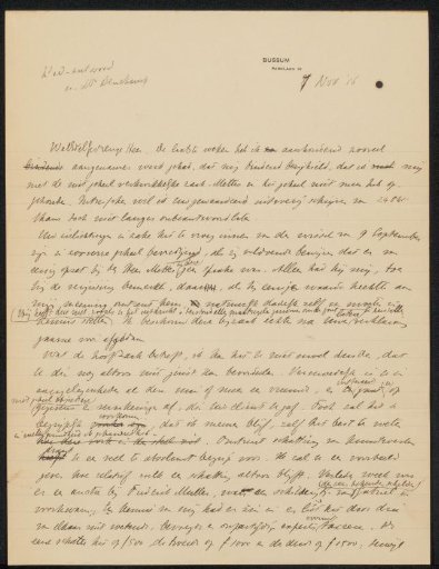 Letter to L.P. Denekamp