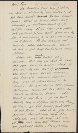 Letter to Antoon Derkinderen