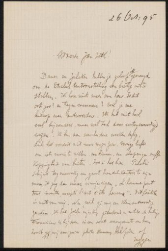 Letter to Jan Veth