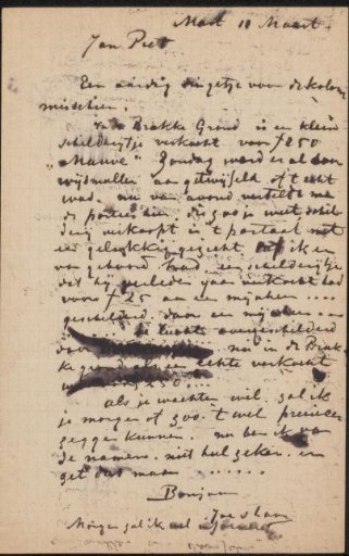 Letter to Jan Veth