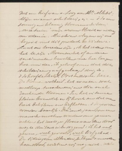 Copy letter from Jac van Looij to August Allebé