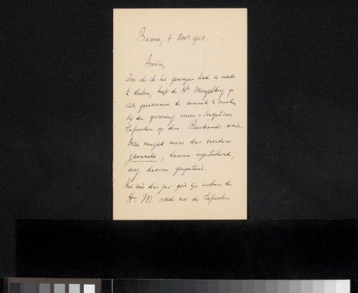 Letter to Jan Veth