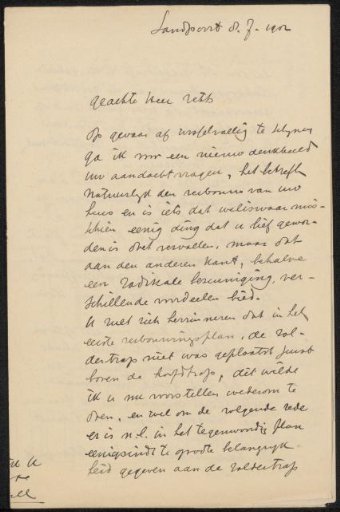 Letter to Jan Veth
