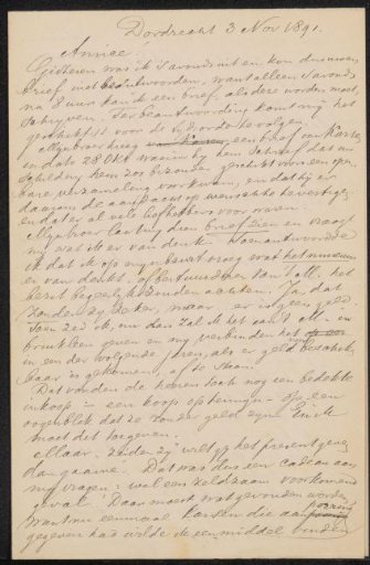 Letter to Jan Veth