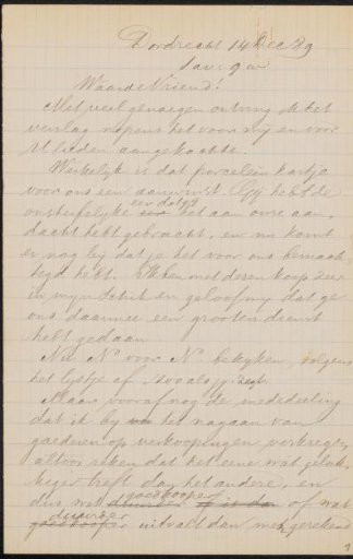 Letter to Jan Veth