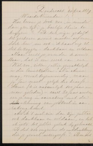Letter to Jan Veth