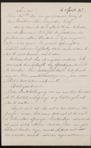 Letter to Jan Veth