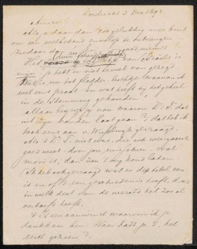 Letter to Jan Veth