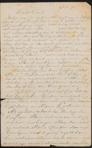 Letter to Jan Veth