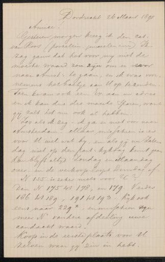 Letter to Jan Veth
