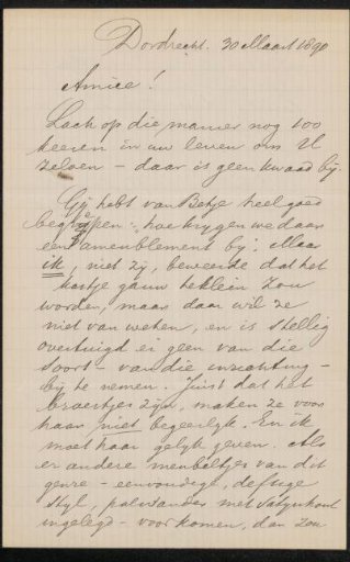 Letter to Jan Veth