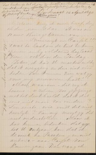 Letter to Jan Veth