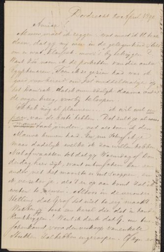 Letter to Jan Veth