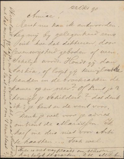 Letter to Jan Veth