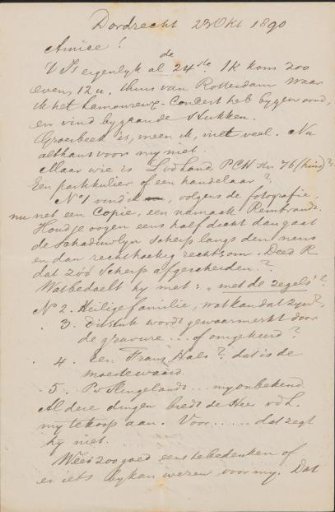 Letter to Jan Veth