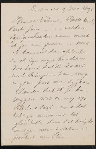 Letter to Jan Veth