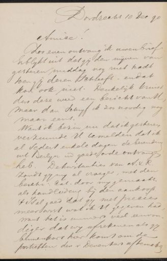 Letter to Jan Veth