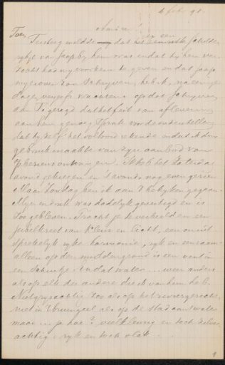 Letter to Jan Veth