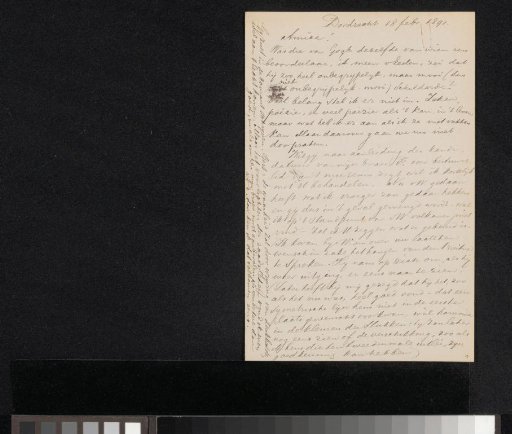 Letter to Jan Veth