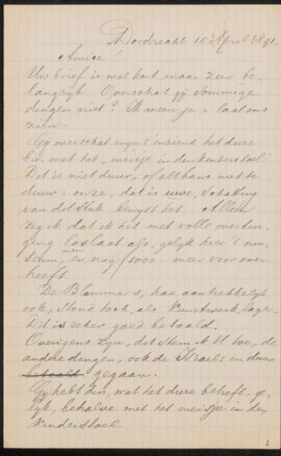 Letter to Jan Veth