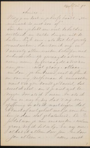 Letter to Jan Veth