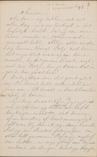 Letter to Jan Veth