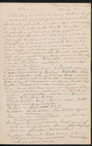 Letter to Jan Veth