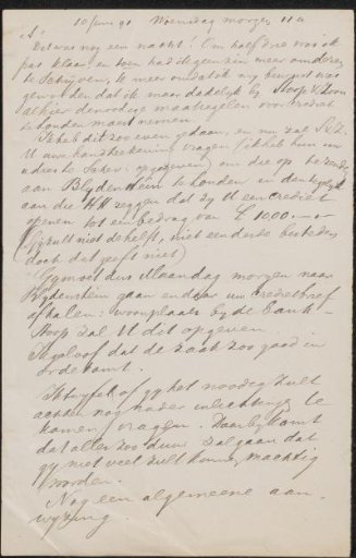 Letter to Jan Veth