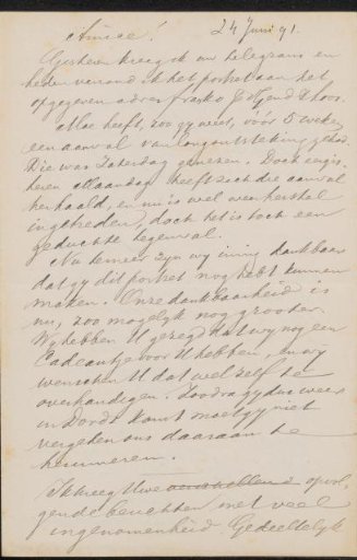 Letter to Jan Veth