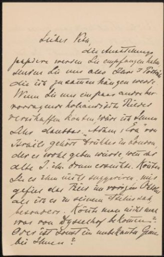 Letter to Jan Veth