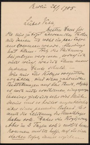 Letter to Jan Veth
