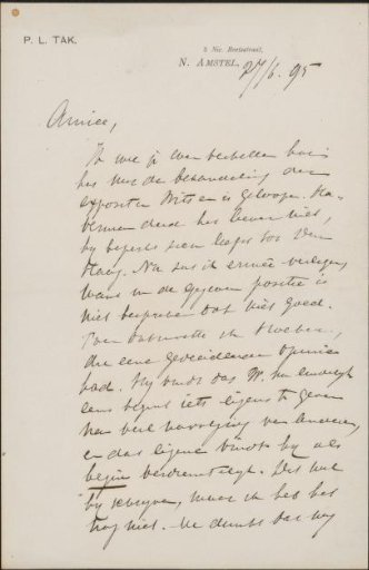 Letter to Jan Veth