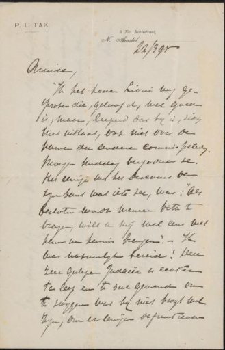 Letter to Jan Veth