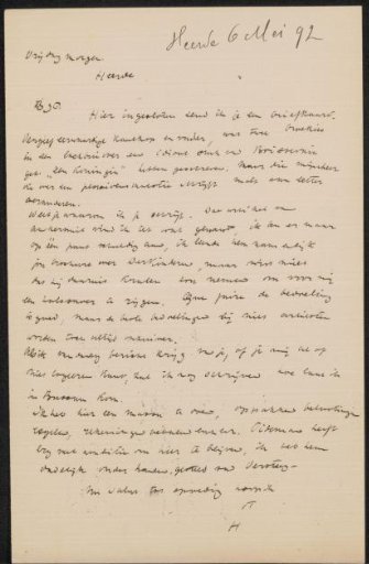 Letter to Jan Veth