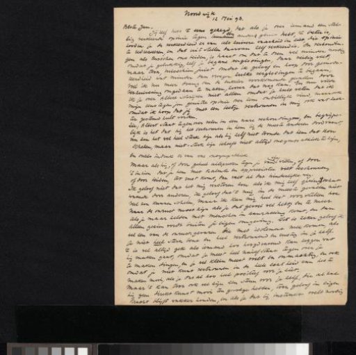 Letter to Jan Veth