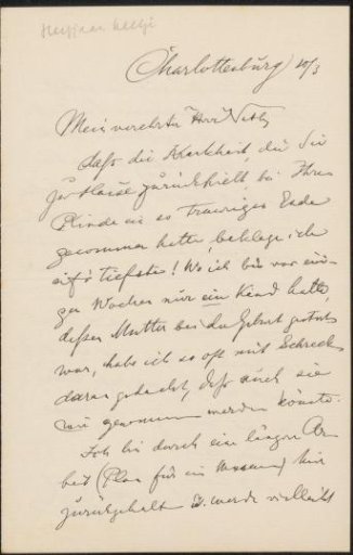 Letter to Jan Veth