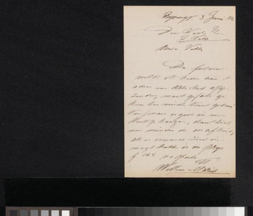 Letter to Jan Veth