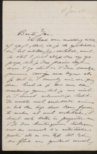 Letter to Jan Veth