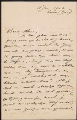 Letter to Anna Dorothea Dirks