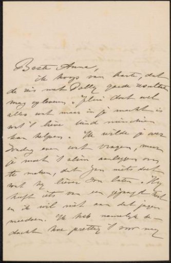 Letter to Anna Dorothea Dirks