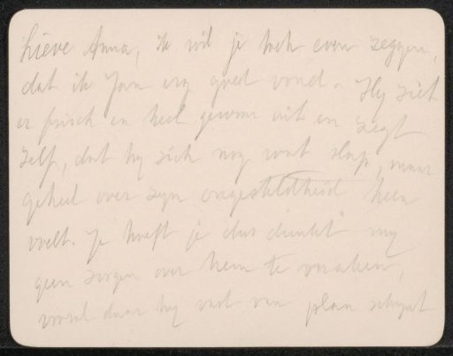 Letter to Anna Dorothea Dirks
