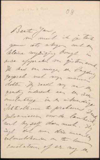 Letter to Jan Veth
