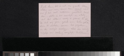Letter to Anna Dorothea Dirks